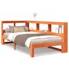 vidaXL Krevet s regalom za knjige bez madraca 90 x 200 cm od borovine