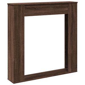 vidaXL Okvir za kamin boja hrasta 100x20x100 cm od konstruiranog drva