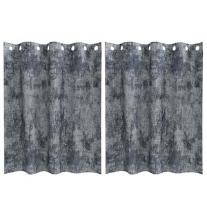 vidaXL Bar&scaron;unaste zavjese 2 kom. Srebrno Siva 140 x 140 cm Bar&scaron;un