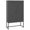 vidaXL Visoka komoda antracit 80 x 35 x 135 cm čelična