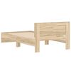 vidaXL Okvir za krevet s uzglavljem boja hrasta 100x200 cm drveni