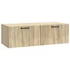 vidaXL TV ormar za zid Hrast sonoma 98 x 41 x 30 cm Konstruirano drvo