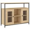 vidaXL Komoda boja hrasta sonome 100 x 35 x 80 cm konstruirano drvo