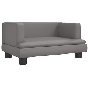 vidaXL Krevet za pse sivo 60x40x30 cm od umjetne kože