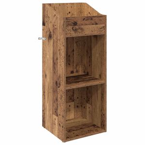 vidaXL Ormar za ploče Staro drvo 36 x 36 x 95,5 cm Konstruirano drvo