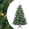 vidaXL Umjetno božićno drvce s nogom Zelena 150 cm PVC i metal