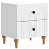 vidaXL Noćni ormar Bijela 43 x 34,5 x 48 cm Konstruirano drvo