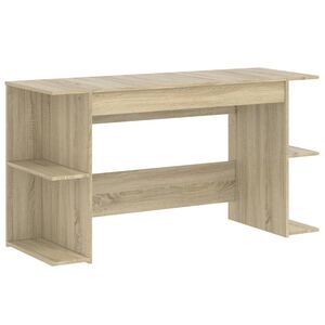 vidaXL Radni stol boja hrasta sonome 140x50x75 cm konstruirano drvo