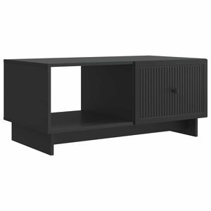 vidaXL Kava Stol Crna 90 x 50 x 40 cm Konstruirano drvo