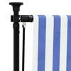 vidaXL Vanjska roleta plavo-bijela 100 x 270 cm od tkanine i čelika