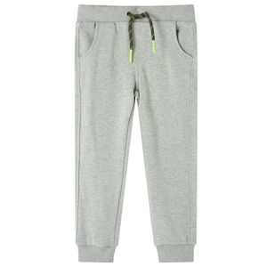 vidaXL Dječji donji dio trenirke svijetla kaki boja 92