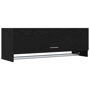 vidaXL Ormarić Zidne Crni hrast 100 x 32,5 x 35 cm Konstruirano drvo