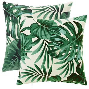 vidaXL Presvlaka za jastuk 2 pcs HEERLEN Uzorak lista 30 x 30 cm