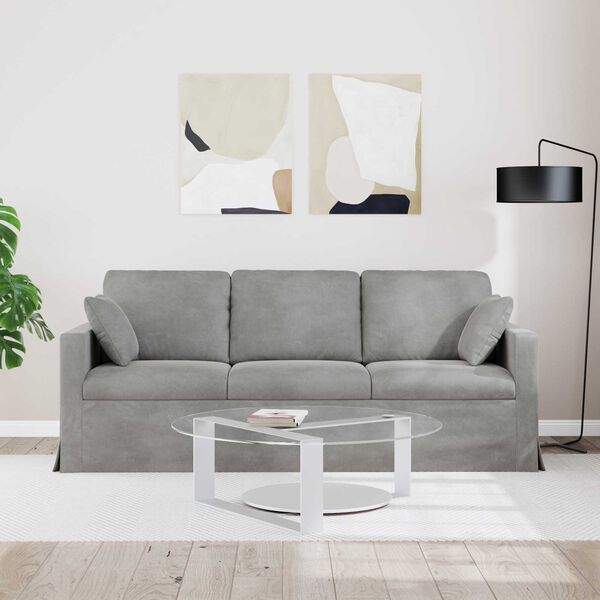 vidaXL Sofa Svijetlo siva