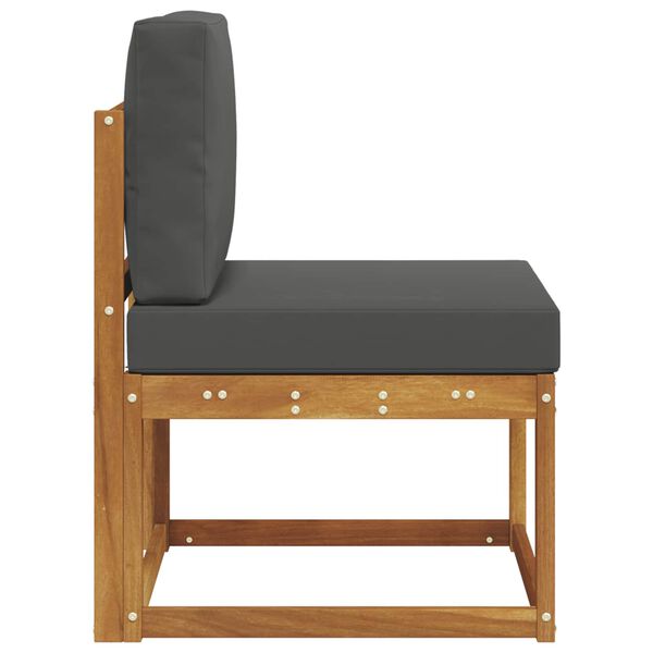 vidaXL Srednja sofa za van Čvrsto drvo akacije Prirodna