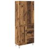 vidaXL Highboard 2 kom. Staro drvo 69,5 x 34 x 180 cm