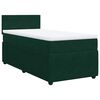 vidaXL Box spring krevet s madracem tamnozeleni 80 x 200 cm bar&scaron;unasti