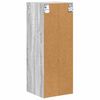 vidaXL Viseći ormarić Siva Sonoma 30 x 29,5 x 80 cm Konstruirano drvo