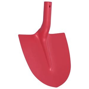 vidaXL Glava lopate Crvena 39,5 x 27,5 cm Čelik s prahom premazan
