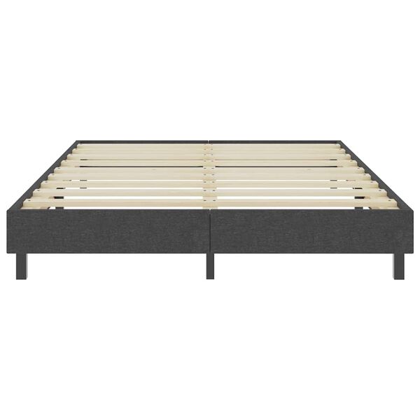 vidaXL Box spring okvir za krevet od tkanine sivi 180 x 200 cm