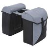 vidaXL Torba za bicikl Siva i crna 31,5 x 15,5 x 40 cm Poliester