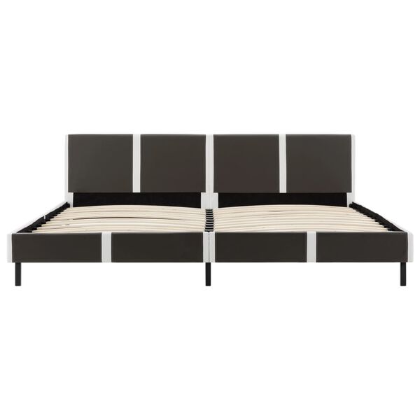 vidaXL Krevet od umjetne kože s memorijskim madracem 180 x 200 cm