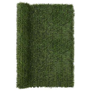 vidaXL Umjetna ograda Svijetlo zelena 1,5 x 3 m PVC i čelik