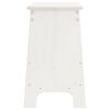 vidaXL Klupa za hodnik bijela 100x28x45 cm masivno drvo bor