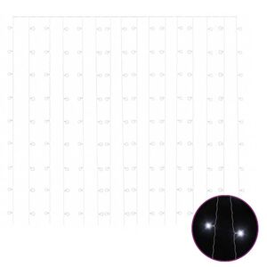 vidaXL LED vilinska zavjesa 3 x 3 m 300 LED hladne bijele 8 funkcija