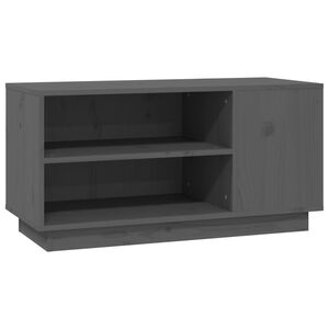 vidaXL TV ormarić sivi 80 x 35 x 40,5 cm od masivne borovine