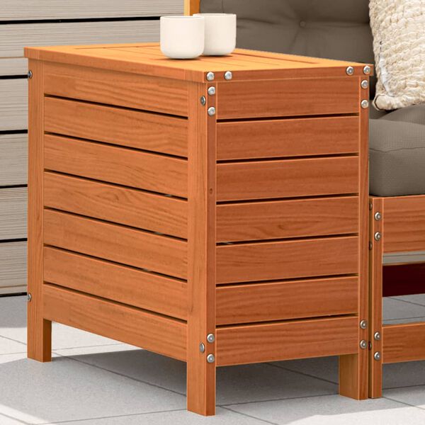 vidaXL Vrtni tabure vo&scaron;tano smeđi 62x31,5x52 cm od masivne borovine