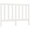 vidaXL Uzglavlje za krevet bijelo 166 x 4 x 100 cm od masivne borovine