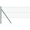 vidaXL Euro Ograđivanje Ukop 10 x 0,4 m Čelik premazan PVC-om Zelena