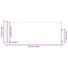 vidaXL Uvlačiva bočna tenda za terasu 180 x 500 cm siva