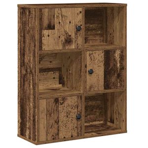 vidaXL Regal za knjige boja starog drva 60x24x76,5cm konstruirano drvo