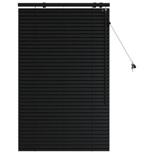 vidaXL Venecijanska roleta Crna 80 x 130 cm 35 mm