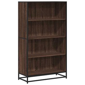 vidaXL Polica za knjige smeđi hrast 80,5x35x139 cm izrađeno drvo