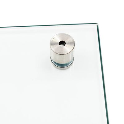 vidaXL Kuhinjska zaštita od prskanja prozirna 80x40 cm kaljeno staklo
