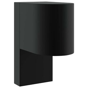 vidaXL Vanjska zidna lampa Crna 12 x 7 x 15 cm Nehrđajući čelik