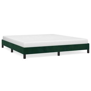 vidaXL Okvir za krevet bez madraca tamnozeleni 180x200 cm bar&scaron;unasti