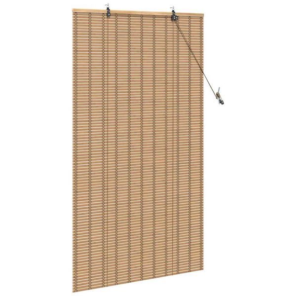 vidaXL Rolo zavjesa sa zavjesama Priroda 80 x 220 cm bambus