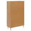 vidaXL Highboard s ladicama Umjetnički hrast 69,5 x 31 x 115 cm