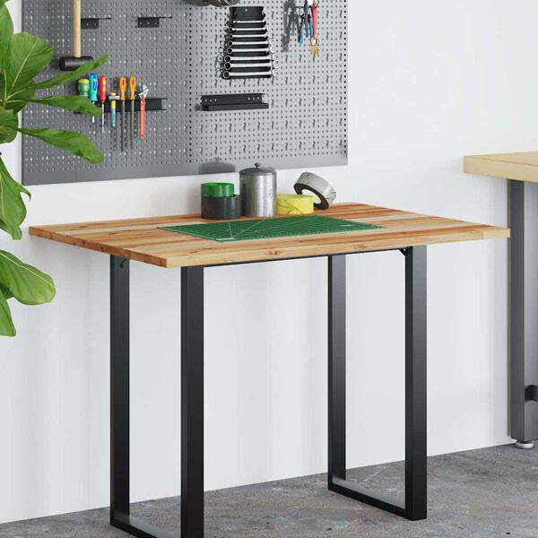 vidaXL Ploča za radni stol s uljnim premazom 80x70x2 cm drvo bagrema