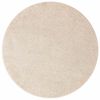 vidaXL Protuklizni Shaggy Tepih Krem 120 x 120 cm PP