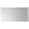 vidaXL LED kupaonsko ogledalo s ogledalom *Transparent*an 80 x 40 cm