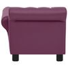 vidaXL Sofa za pse bordo 83 x 45 x 42 cm od umjetne kože