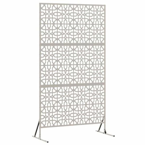 vidaXL Zaslon za privatnost Siva 100 x 50 x 180 cm