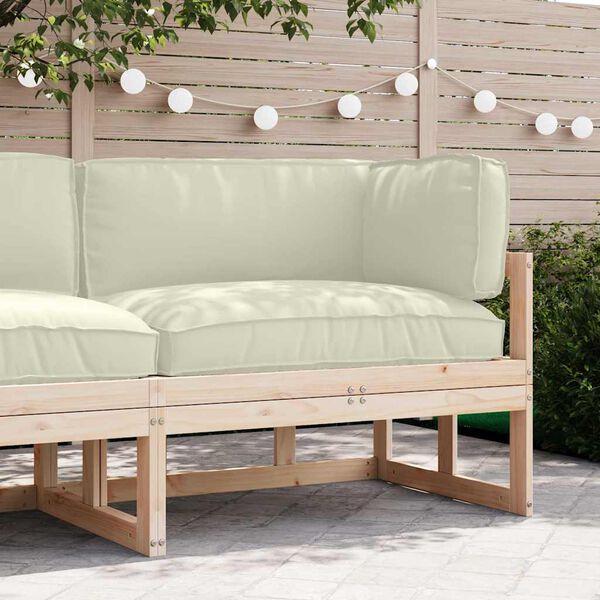 vidaXL Set jastučića za palete 3 pcs Krema Oxford tkanina