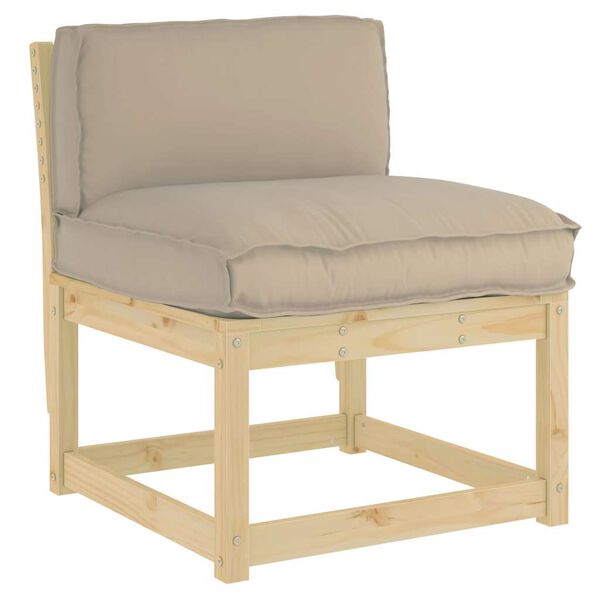 vidaXL Jastuk Sivo-smeđa 70 x 40 x 12 cm Oxford tkanina