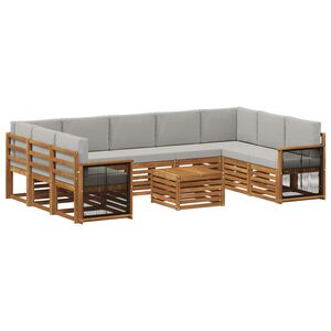 vidaXL Setovi sofa Čvrsto drvo akacije